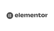 Logo von Elementor, dem Page Builder Plugin für WordPress zur einfachen Gestaltung von Webseiten per Drag-and-Drop.