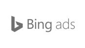 Logo von Bing Ads, Microsofts Plattform zur Schaltung von bezahlten Anzeigen in der Bing-Suche.